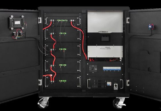 48v携帯用緊急時のバッテリー・バックアップ力30kw LFPのリチウム バックアップ電池