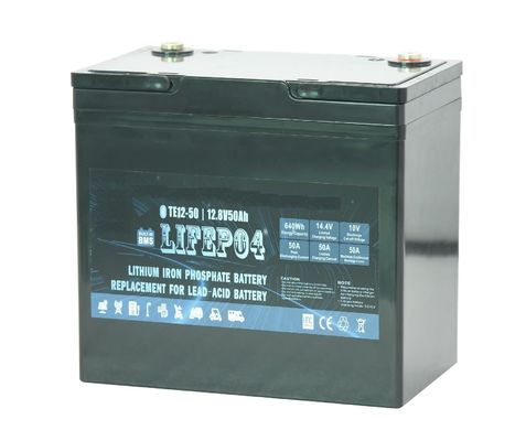 ABS携帯用バックアップ力のリチウム電池Lifepo4 12v 50ah