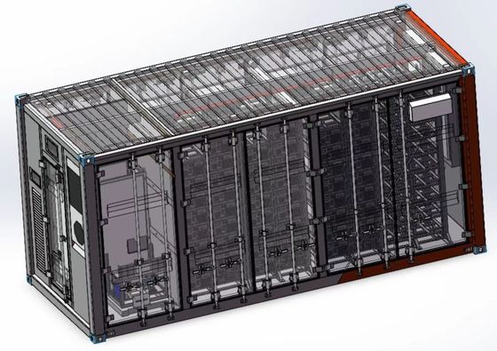 Lifepo4 51.2v BESSのパワー系統500kwのエネルギー蓄積ESS