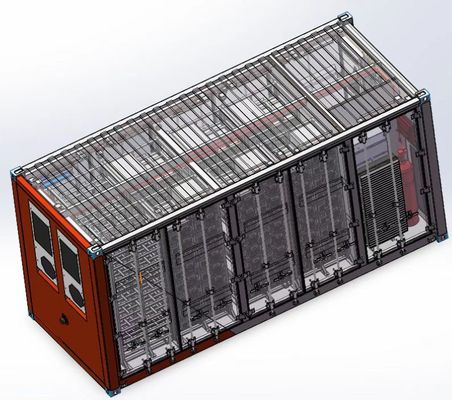 Lifepo4は前にBESSのエネルギー蓄積 システム500kw ESS流れ電池を設計した