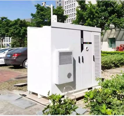 屋外BESS電池のエネルギー蓄積 システムは前に500kwh Essのエネルギー蓄積を設計した