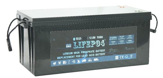 信頼性の高いディープサイクル LiFePO4 バッテリー 100Ah 容量 動作温度 -20-50C